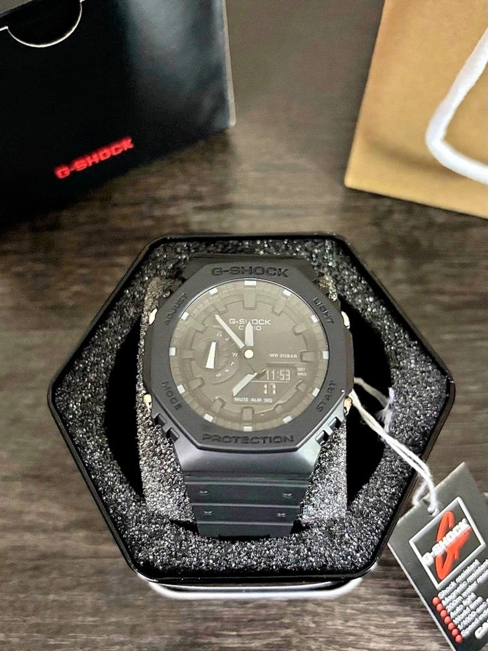 Casio G-SHOCK GA2100 Blackout Analog Digital Watch